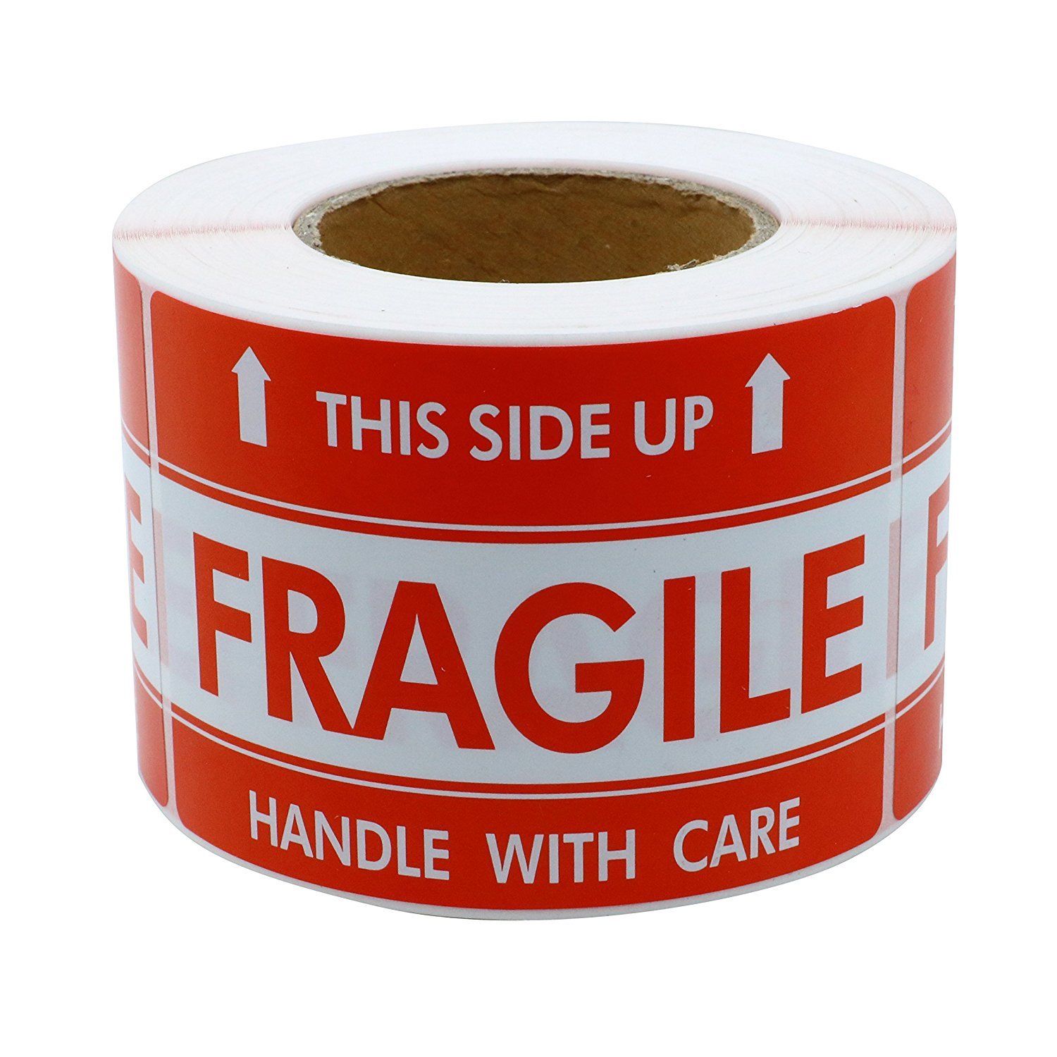 Red Fragile Label